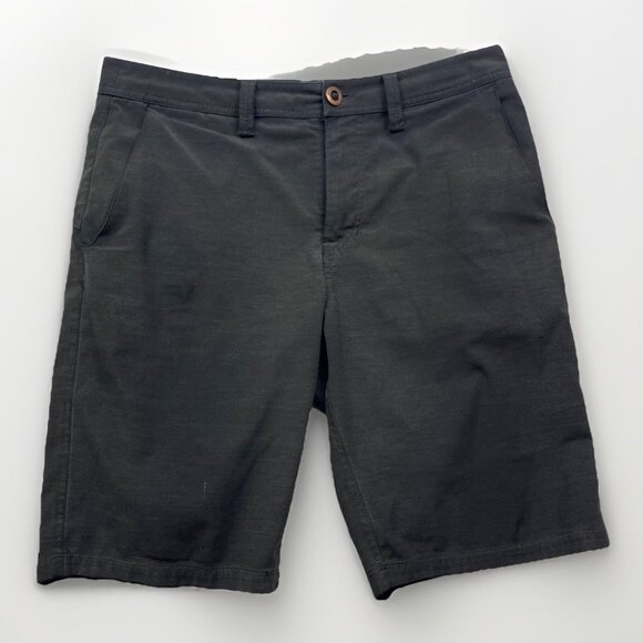 Y2K Volcom Board Shorts 31 Mens Kerosene Hybrid Black Surf Swim Skater Beach - Picture 1 of 13